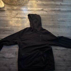 Fox Black Hooded Pullover